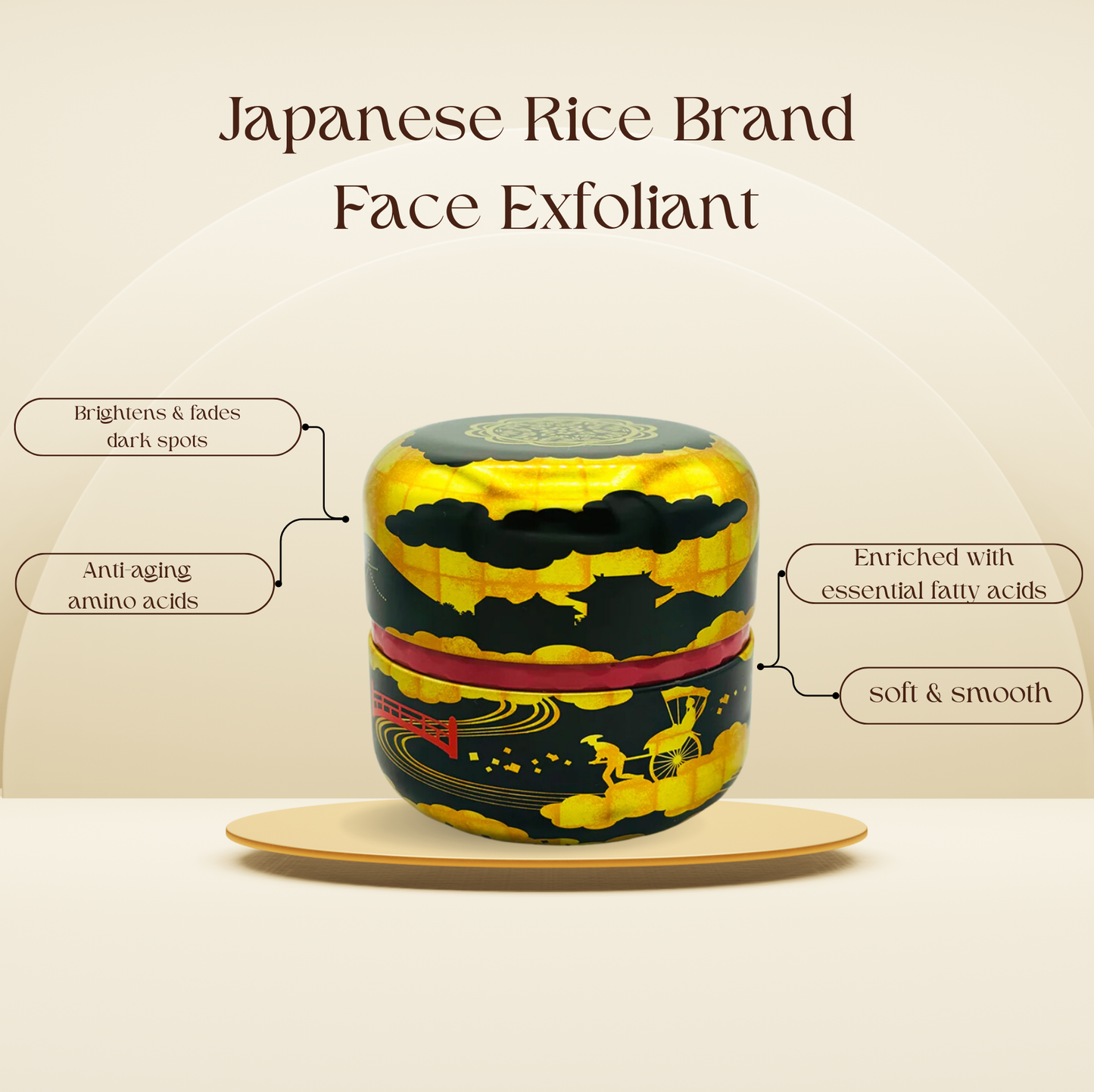 Japanese Premium Rice Bran Exfoliant